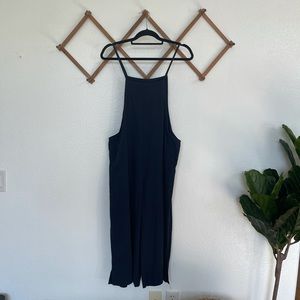 Navy Blue Wide Leg Jumpsuit Size Medium